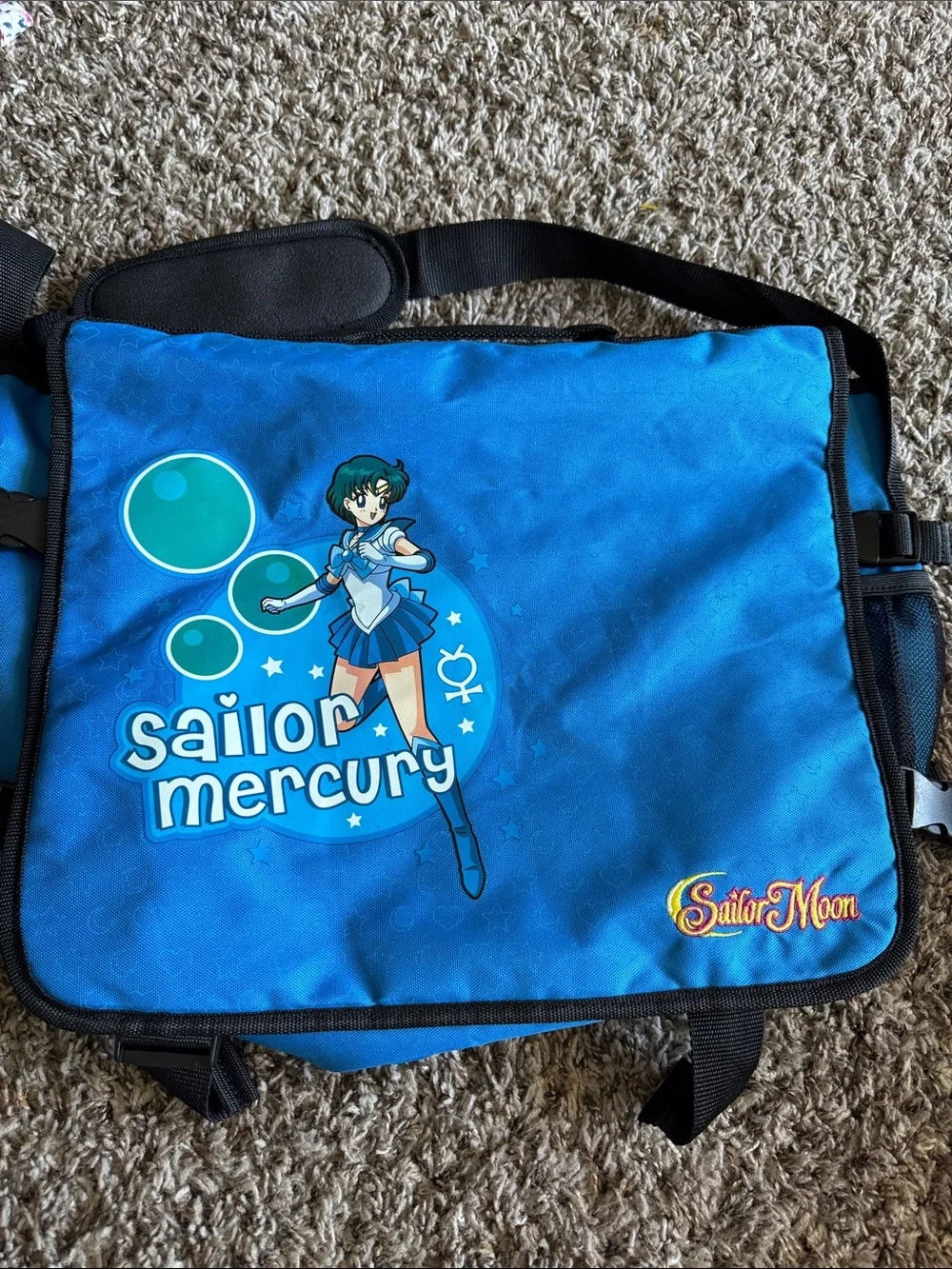 Sailor Mercury Blue Messenger Bag - Anime Graphic